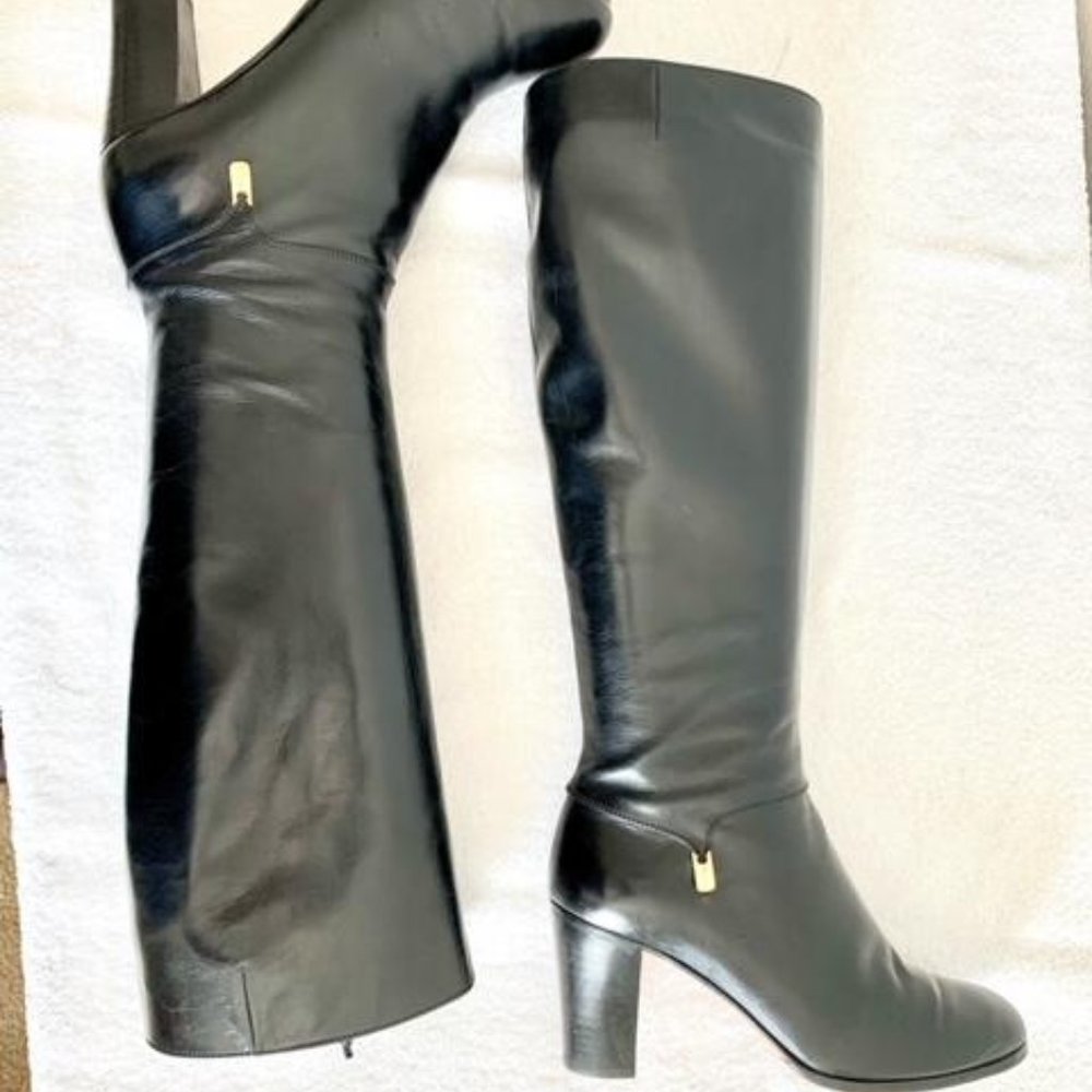 Vintage Salvatore Ferragamo Italian Leather Boots